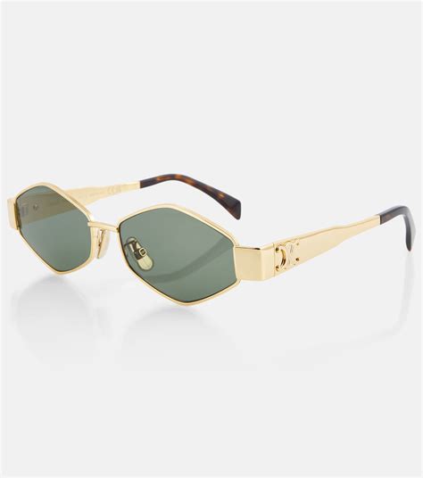 celine sonnenbrille gold|celine beige sunglasses.